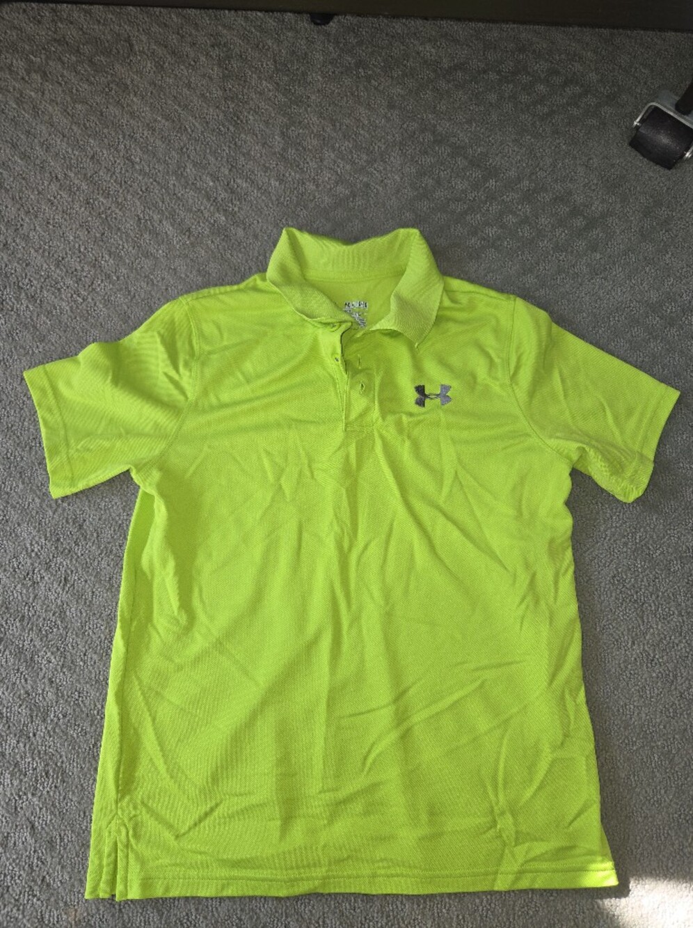 Under Armour Boys High-Vis Neon Polo Shirt